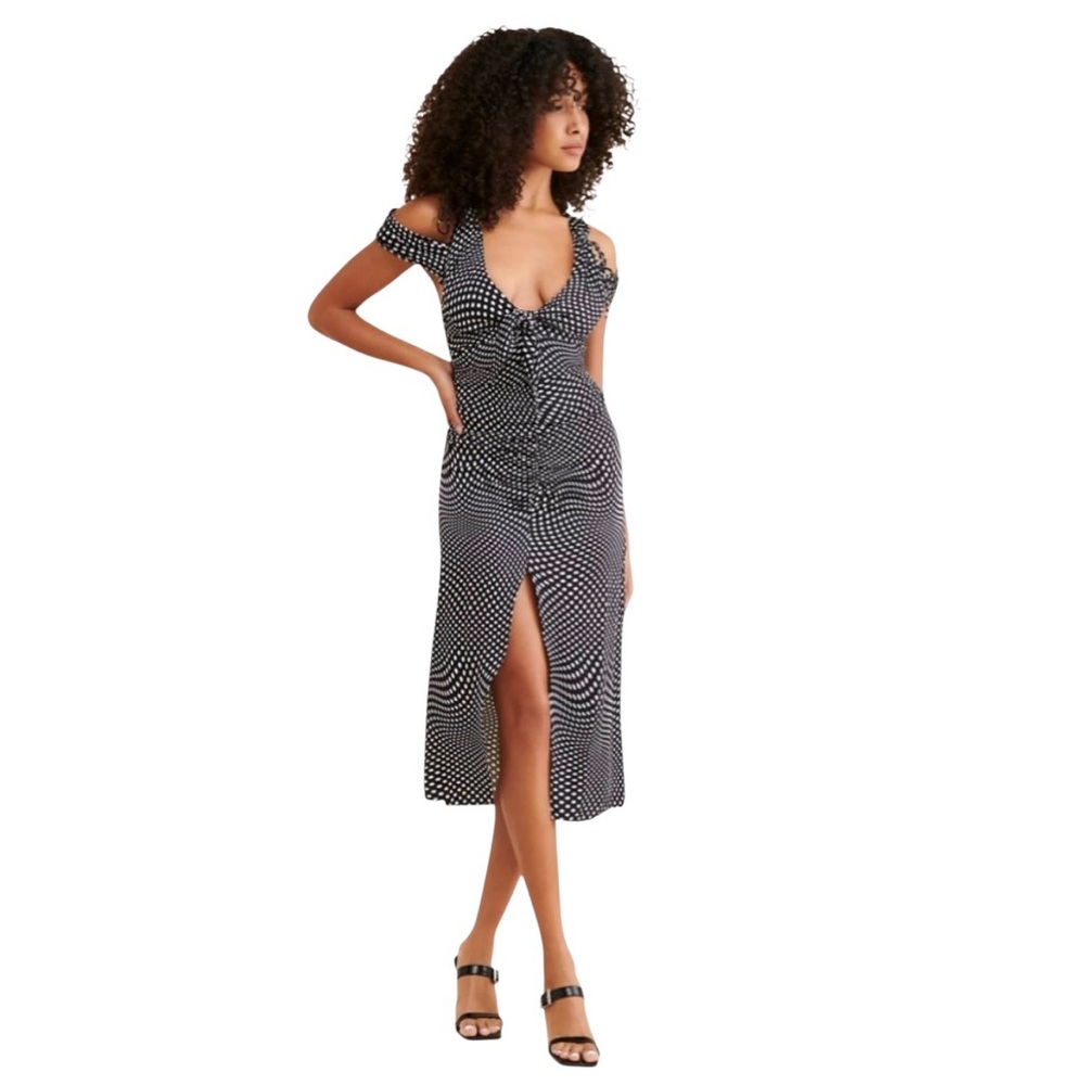 For Love & Lemons Beth Midi Dress Size Small NWT